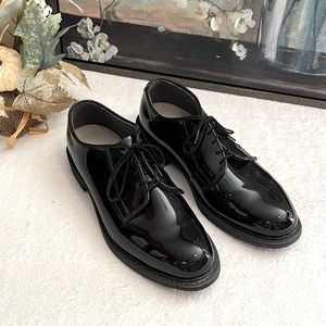 Men’s High Gloss Uniform/Duty Shoes, Size 10.5